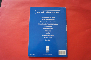 Elton John - One Night with Songbook Notenbuch Piano Vocal Guitar PVG