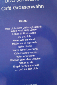 Udo Jürgens - Café Grössenwahn (mit Autogramm) Songbook Notenbuch Piano Vocal