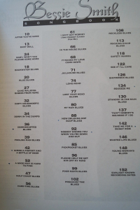 Bessie Smith - Songbook Songbook Notenbuch Piano Vocal Guitar PVG