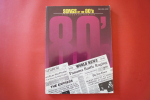 The Decade Series: Songs of the 80s Songbook Notenbuch Piano Vocal Guitar PVG