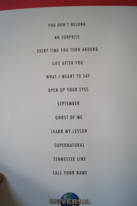 Daughtry - Leave this Town Songbook Notenbuch Vocal Guitar