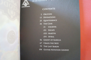 Mastodon - Crack the Skye Songbook Notenbuch Vocal Guitar