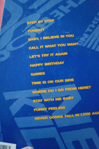 New Kids on the Block - Step by Step Songbook Notenbuch Easy Piano Vocal