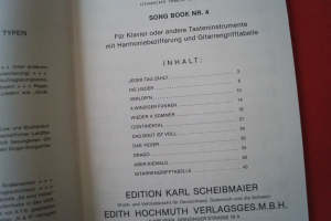 STS - Song Book Nr. 4 Songbook Notenbuch Piano Vocal
