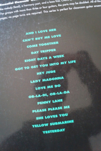 Beatles - 15 Classic Songs (Mid Intermediate) Songbook Notenbuch Guitar