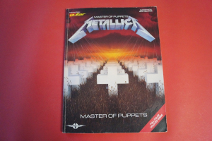 Metallica - Master of Puppets (ältere Ausgabe, mit Poster) Songbook Notenbuch Vocal Guitar