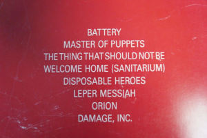 Metallica - Master of Puppets (ältere Ausgabe, mit Poster) Songbook Notenbuch Vocal Guitar