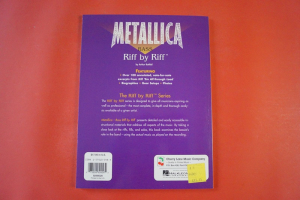 Metallica - Riff by Riff Songbook Notenbuch Bass
