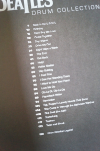 Beatles - Drum Collection Songbook Notenbuch Vocal Drums