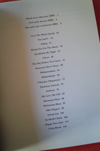 Benny Andersson - Piano Songbook Notenbuch Piano