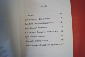 Eric Clapton - Guitar Masterclass (mit CD) Notenbuch Guitar