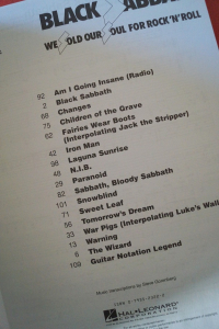 Black Sabbath - We sold our Soul (Revised Ed.) Songbook Notenbuch Vocal Guitar