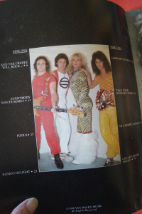 Van Halen - Women and Children first Songbook Notenbuch Piano Vocal Guitar PVG