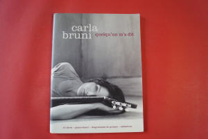 Carla Bruni - Quelqu´un m´a dit Songbook Notenbuch Piano Vocal Guitar PVG