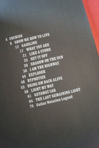 Audioslave - Audioslave Songbook Notenbuch Vocal Guitar