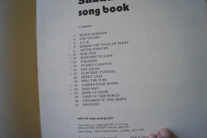 Black Sabbath - Song BookSongbook Notenbuch Vocal Guitar