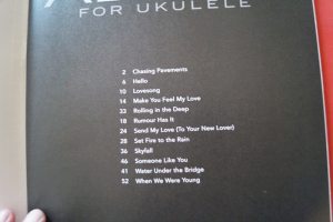 Adele - For Ukulele Songbook Notenbuch Vocal Ukulele