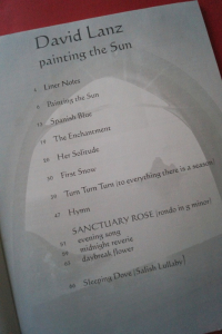 David Lanz - Painting the Sun Songbook Notenbuch Piano