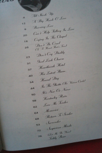 Elvis - The King Songbook Notenbuch Big-Note Piano Vocal