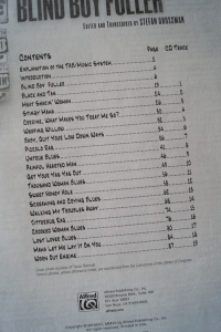 Blind Boy Fuller - Early Masters of American Blues Guitar (mit CD) Songbook Notenbuch Vocal Guitar