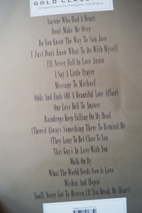 Bacharach & David - Gold Classics Songbook Notenbuch Piano Vocal Guitar PVG