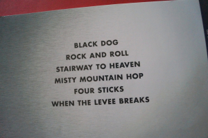 Led Zeppelin - IV Songbook Notenbuch Vocal Bass