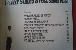 Seekers - Hit Songs Folk Songs Vol. 1 & 2 Songbooks Notenbücher Piano Vocal Guitar PVG