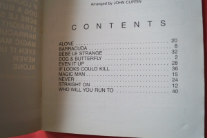 Heart - The Best of for Guitar Songbook Notenbuch Vocal Guitar