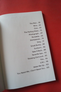 Ed Sheeran - Ukulele Chord Songbook Songbook Vocal Ukulele Chords