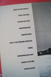 Bryan Adams - Into the Fire Songbook Notenbuch Piano Vocal Guitar PVG