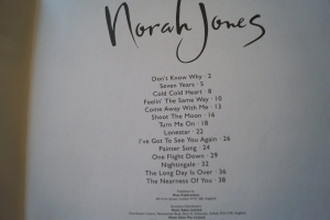 Norah Jones - It´s easy to play Come away with me Songbook Notenbuch Easy Piano Vocal
