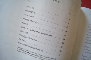 Led Zeppelin - Electric Sessions (mit DVD) Songbook Notenbuch Guitar