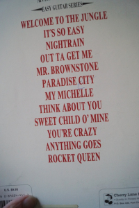 Guns n Roses - Appetite for Destruction Songbook Notenbuch Vocal Easy Guitar