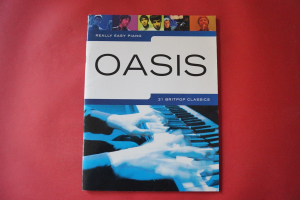 Oasis - 21 Britpop Classics Songbook Notenbuch Easy Piano Vocal