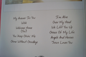 Brian Littrell - Welcome Home Songbook Notenbuch Piano Vocal Guitar PVG