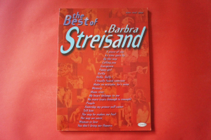 Barbra Streisand - The Best of Songbook Notenbuch Piano Vocal Guitar PVG
