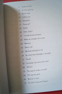 Barbra Streisand - The Best of Songbook Notenbuch Piano Vocal Guitar PVG