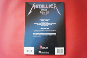 Metallica - Riff by Riff Volume 2 Songbook Notenbuch Bass