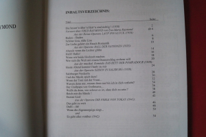 Fred Raymond - Komponistenportrait Songbook Notenbuch Piano Vocal
