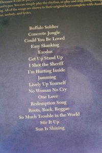 Bob Marley - The Very Best Songbook Notenbuch Vocal Guitar