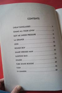 ZZ Top - The New Best of for Guitar Songbook Notenbuch Vocal Guitar