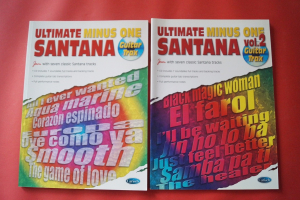 Santana - Ultimate minus One Vol. 1 & 2 (mit CDs) Songbooks Notenbücher Vocal Guitar