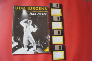 Udo Jürgens - Das Beste (mit 4 Disketten) Songbook Notenbuch Piano Vocal Guitar PVG