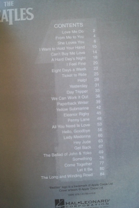 Beatles - 1 Songbook Notenbuch Easy Piano Vocal