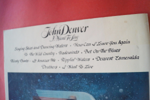 John Denver - I want to live Songbook Notenbuch Piano Vocal Guitar PVG