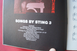 Police - Songs by Sting 3 Songbook Notenbuch Piano Vocal Guitar PVG