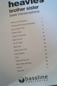 Brand New Heavies - Brother Sister Songbook Notenbuch Bass