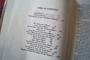 Lohnnie Johnson - Masters of Country Blues Guitar (mit CD) Songbook Notenbuch Vocal Guitar