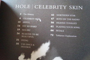 Hole - Celebrity Skin Songbook Notenbuch Vocal Guitar