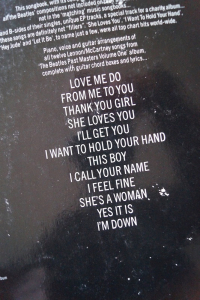 Beatles - Past Masters Vol. 1 Songbook Notenbuch Piano Vocal Guitar PVG